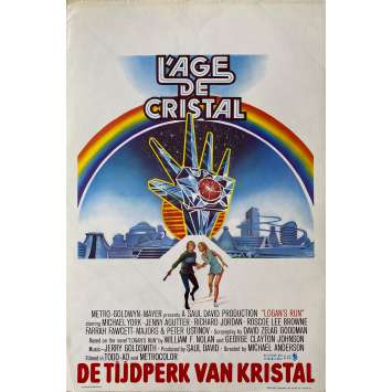 LOGAN'S RUN Movie Poster- 14x21 in. - 1977 - Donald Moffat, Gregory Harrison