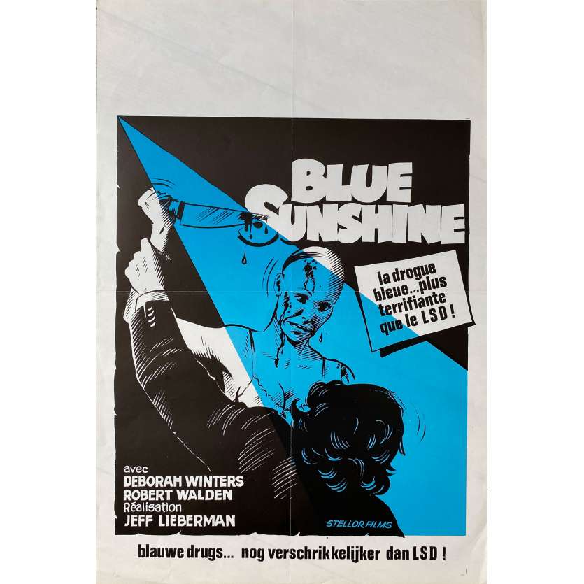 LE RAYON BLEU Affiche de cinéma- 35x55 cm. - 1976 - Deborah Winters, Jeff Lieberman