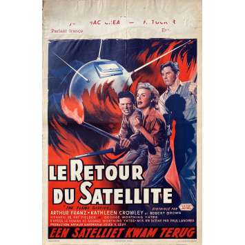 LE RETOUR DU SATELLITE Affiche de cinéma- 35x55 cm. - 1958 - Arthur Franz, Paul Landres