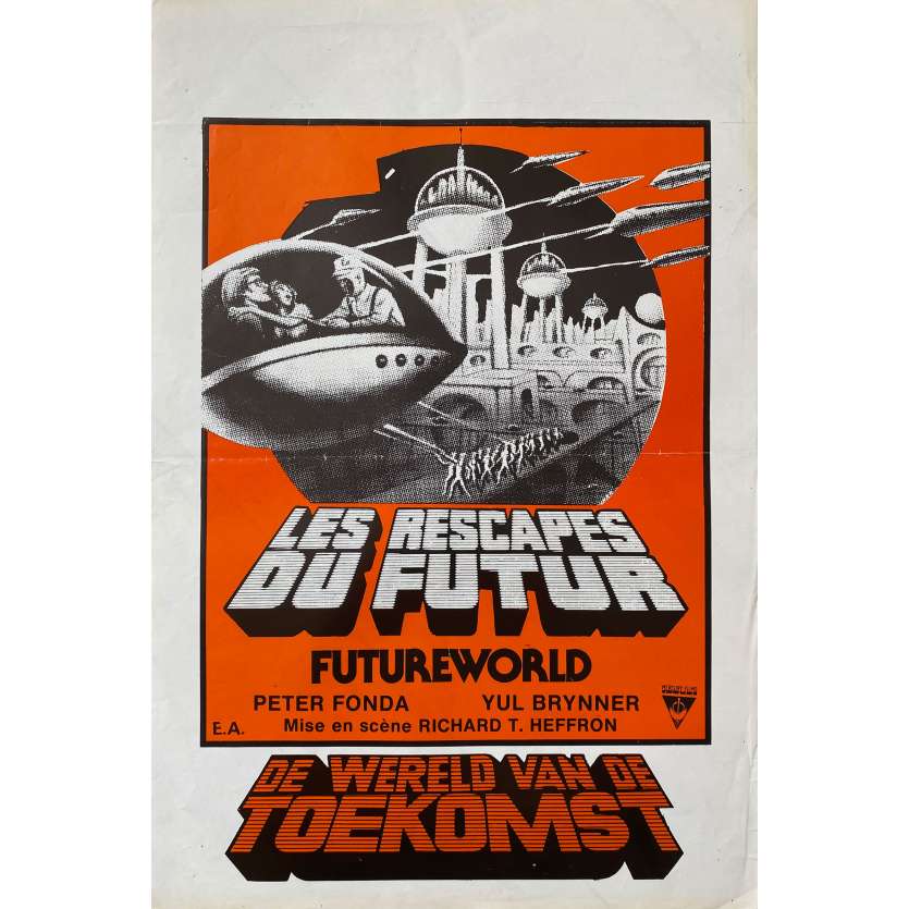 LES RESCAPES DU FUTUR Affiche de cinéma- 35x55 cm. - 1976 - Peter Fonda, Richard T. Heffron