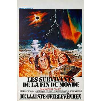 LES SURVIVANTS DE LA FIN DU MONDE Affiche de cinéma- 35x55 cm. - 1977 - Jan-Michael Vincent, Jack Smight