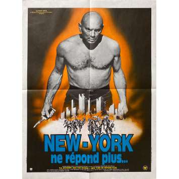 NEW YORK NE REPOND PLUS Affiche de cinéma- 60x80 cm. - 1975 - Yul Brynner, Robert Clouse