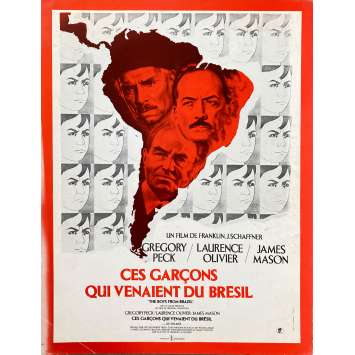 CES GARÇONS QUI VENAIENT DU BRESIL Synopsis 2p - 21x30 cm. - 1978 - Gregory Peck, Franklin J. Schaffner