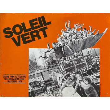 SOLEIL VERT Synopsis 4p - 21x30 cm. - 1973 - Charlton Heston, Richard Fleisher