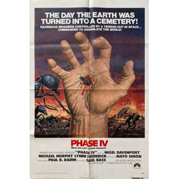 PHASE IV Movie Poster- 27x41 in. - 1974 - Saul Bass, Nigel Davenport