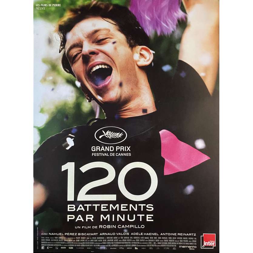120 BATTEMENTS PAR MINUTE Affiche de film- 40x54 cm. - 2017 - Nahuel Pérez Biscayart, Robin Campillo