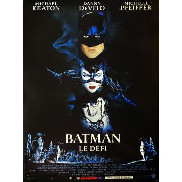 BATMAN RETURNS Movie Poster- 15x21 in. - 1992 - Tim Burton, Michael Keaton