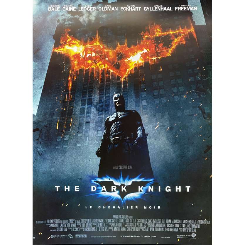 BATMAN THE DARK KNIGHT Affiche de film- 40x54 cm. - 2008 - Heath Ledger, Christopher Nolan
