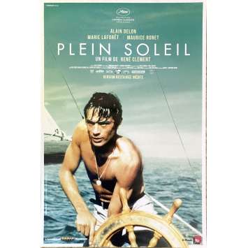 PLEIN SOLEIL Affiche de film- 40x54 cm. - 1960/R2013 - Alain Delon, René Clément