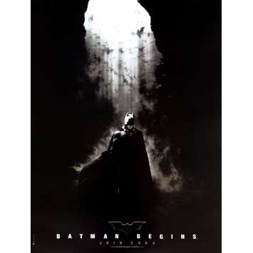 BATMAN BEGINS Advance Movie Poster- 15x21 in. - 2005 - Christopher Nolan, Christian Bale