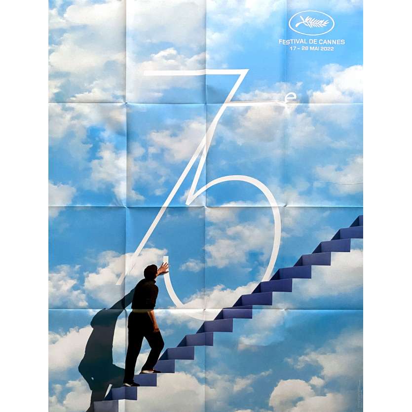 FESTIVAL DE CANNES 2022 Affiche officielle originale- 120x160 cm - Truman Show, Jim Carrey