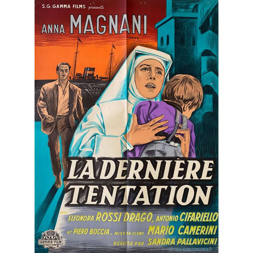 THE AWAKENING Movie Poster Litho - 23x32 in. - 1956 - Mario Camerini, Anna Magnani