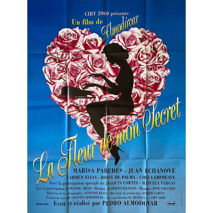 THE FLOWER OF MY SECRET Movie Poster- 47x63 in. - 1995 - Pedro Almodovar, Marisa Paredes