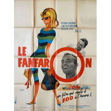 LE FANFARON Affiche de film Litho - 120x160 cm. - 1962 - Vittorio Gassman, Dino Risi