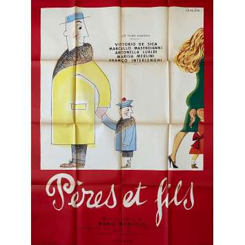 A TAILOR'S MAID Movie Poster Litho - 47x63 in. - 1957 - Mario Monicelli, De Sica,Mastroianni