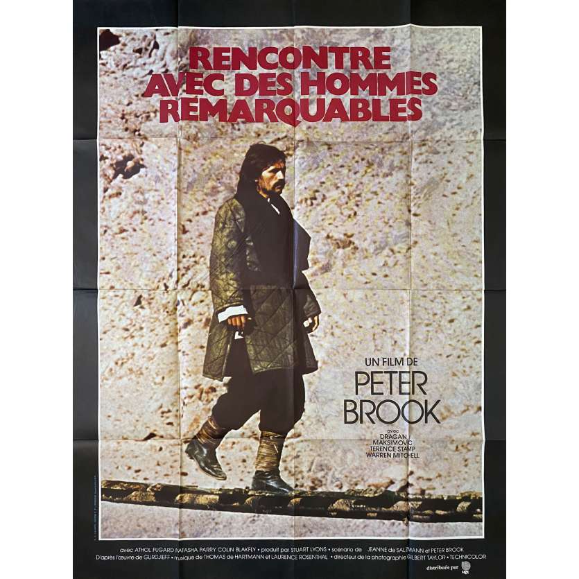 MEETINGS WITH REMARKABLE MEN Movie Poster- 47x63 in. - 1979 - Peter Brook, Terence Stamp