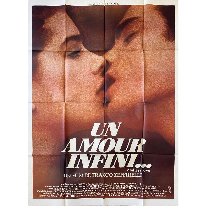 ENDLESS LOVE Movie Poster- 47x63 in. - 1981 - Franco Zeffirelli, Brooke Shields