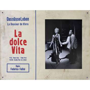 LA DOUCEUR DE VIVRE Photo de film N02 - 35x44 cm. - 1960 - Mastroianni, Ekberg, Federico Fellini
