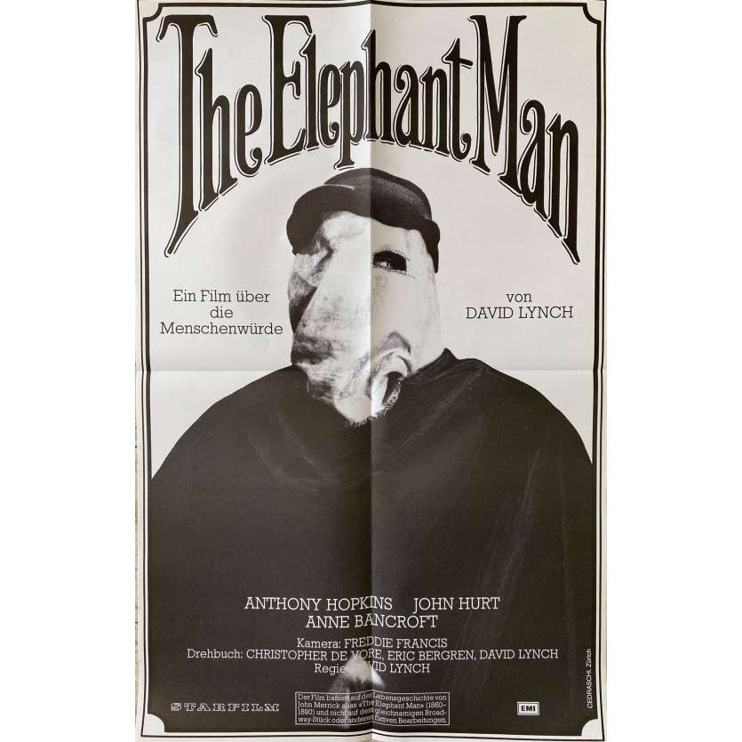 ELEPHANT MAN Affiche de film- 50x70 cm. - 1980 - John Hurt, David Lynch