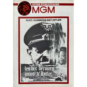 HITLER THE LAST TEN DAYS Pressbook 6p - 9x12 in. - 1973 - Ennio De Concini, Alec Guiness