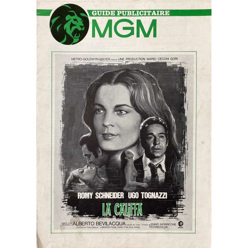 LA CALIFFA Dossier de presse 6p - 21x30 cm. - 1970 - Romy Schneider, Alberto Bevilacqua