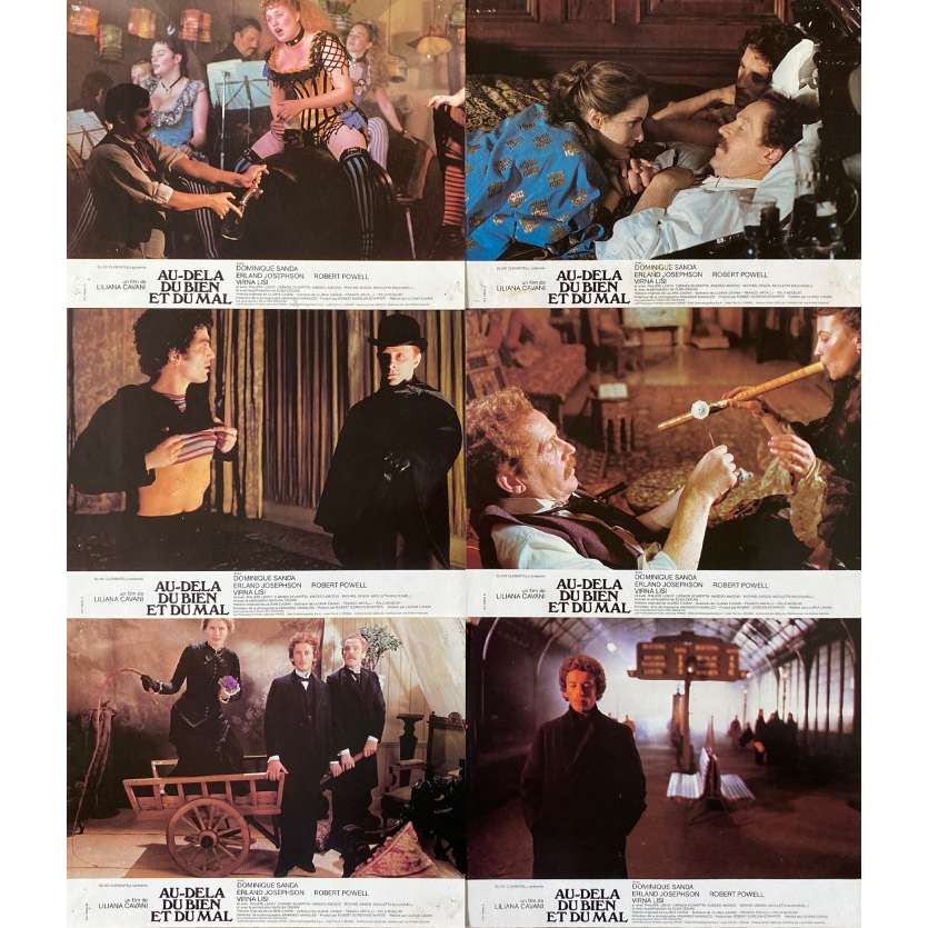 BEYOND GOOD AND EVIL Lobby Cards x6 - 9x12 in. - 1977 - Liliana Cavani, Dominique Sanda