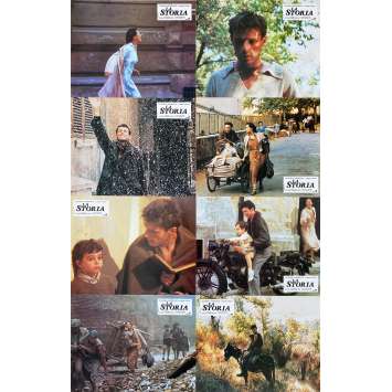 THE STORY Lobby Cards x8 - 9x12 in. - 1986 - Luigi Comencini, Claudia Cardinale