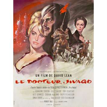 LE DOCTEUR JIVAGO Affiche de film- 60x80 cm. - 1965 - Omar Sharif, Julie Christie, David Lean