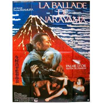 NARAYAMA BUSHIKO French Movie Poster 47x63 '83 Shôhei Imamura, Ken Ogata