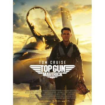 TOP GUN: MAVERICK Affiche de film - 40x60 cm. - 2022 - Tom Cruise, Joseph Kosinski, avion