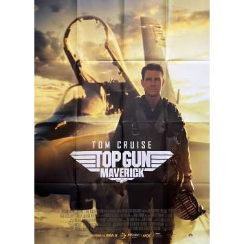 TOP GUN: MAVERICK Affiche de film - 120x160 cm. - 2022 - Tom Cruise, Joseph Kosinski, avion
