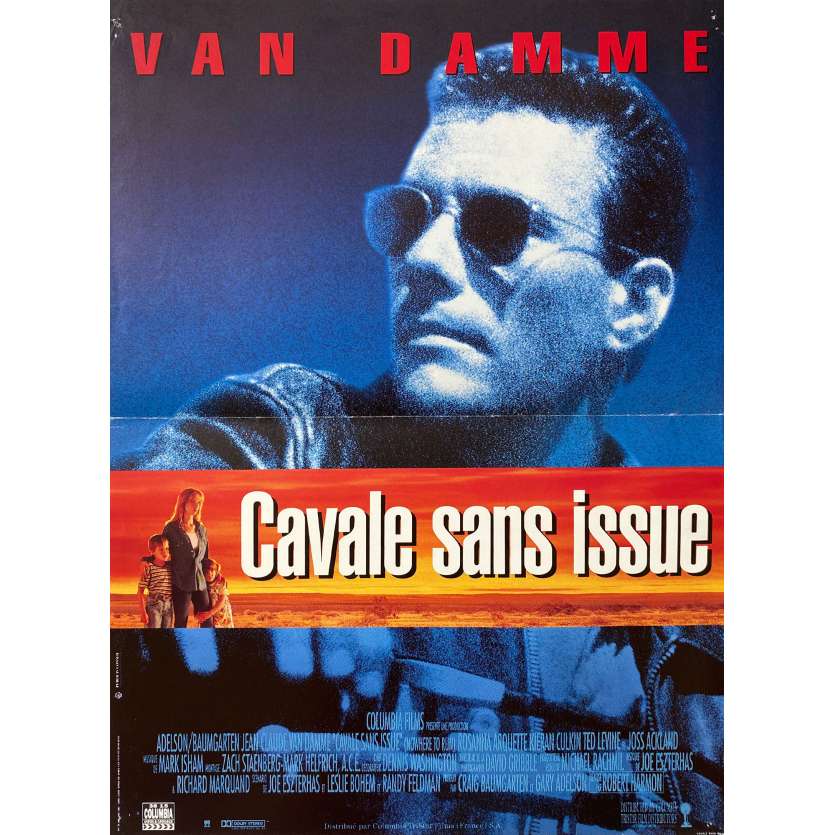 CAVALE SANS ISSUE Affiche de film- 40x54 cm. - 1993 - Jean-Claude Vandamme, Roger Harmon