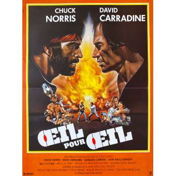 LONE WOLF McQUADE Movie Poster- 15x21 in. - 1983 - Steve Carver, Chuck Norris, David Carradine
