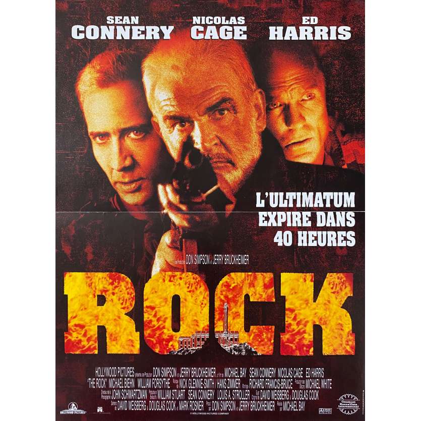 ROCK Affiche de film- 40x54 cm. - 1996 - Sean Connery, Michael Bay