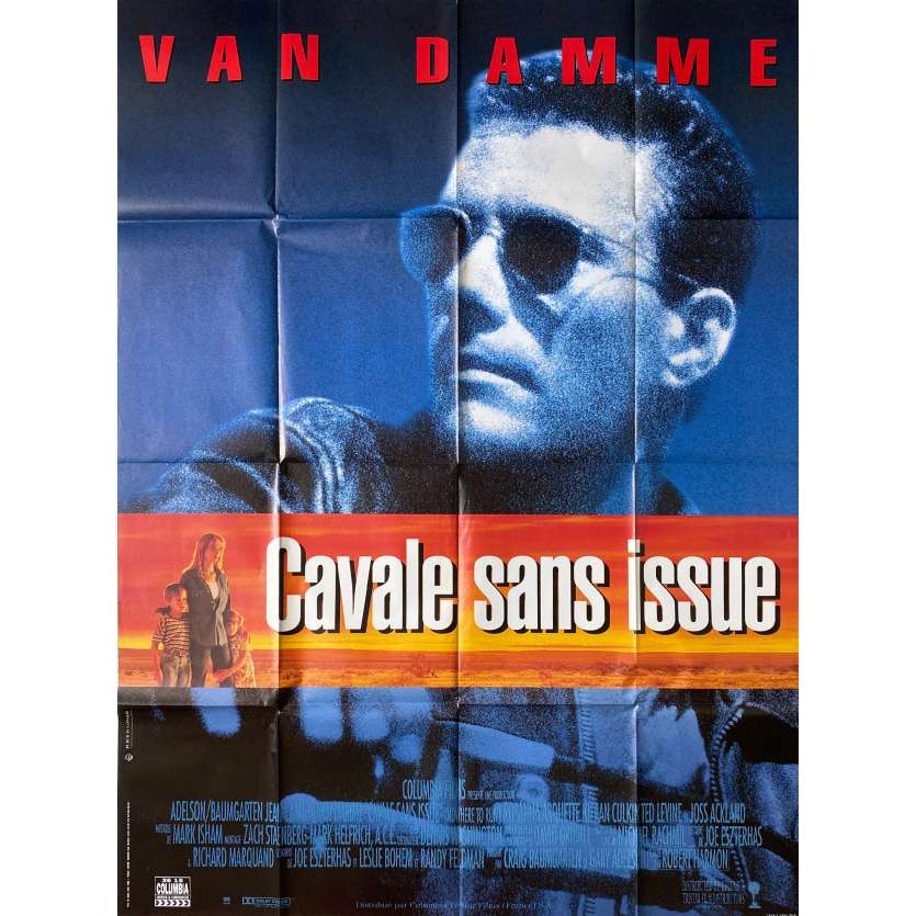CAVALE SANS ISSUE Affiche de film- 120x160 cm. - 1993 - Jean-Claude Vandamme, Roger Harmon