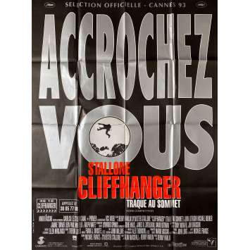 CLIFFHANGER Affiche de film Prev. - 120x160 cm. - 1993 - Sylvester Stallone, Renny Harlin