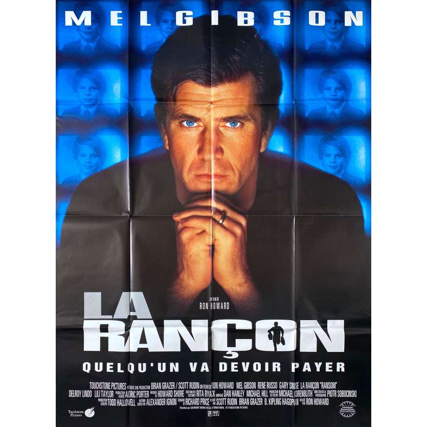 RANSOM Movie Poster- 47x63 in. - 1996 - Ron Howard, Mel Gibson
