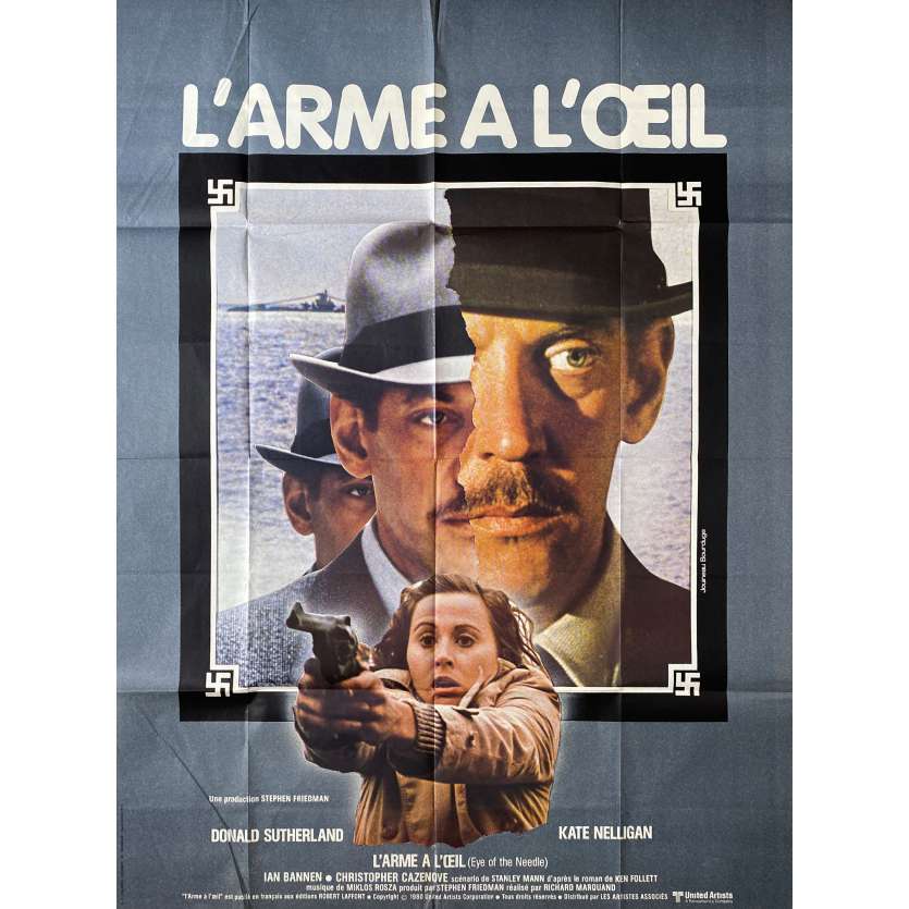 L'ARME A L'OEIL Affiche de film- 120x160 cm. - 1981 - Donald Sutherland, Richard Marquand