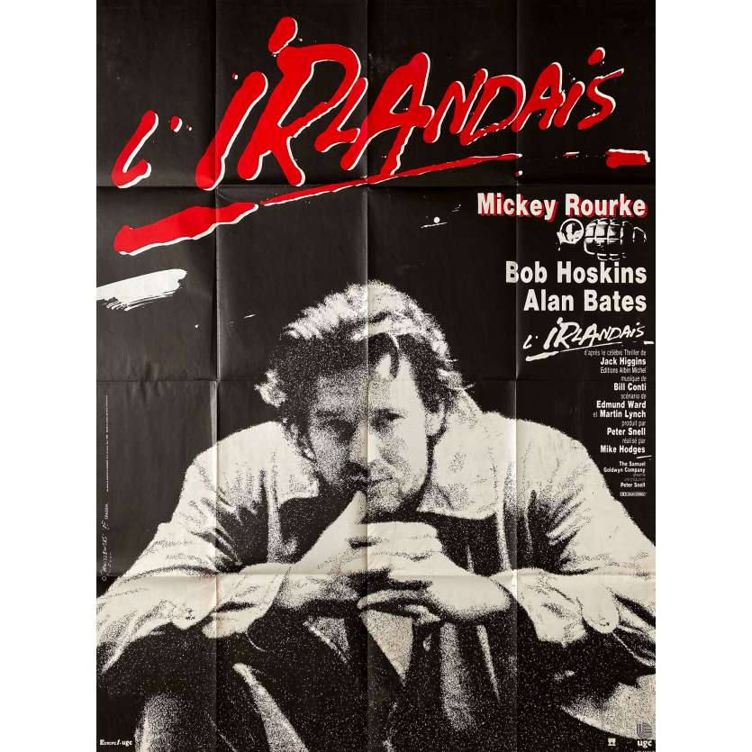 L'IRLANDAIS Affiche de film- 120x160 cm. - 1987 - Mickey Rourke, Mike Hodges