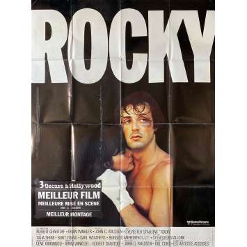 ROCKY Affiche de film- 120x160 cm. - 1976 - Sylvester Stallone, John G. Avildsen