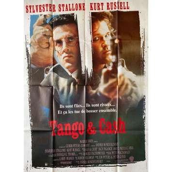 TANGO ET CASH Affiche de film- 120x160 cm. - 1989 - Sylvester Stallone, Kurt Russel, Andrey Konchalovskiy