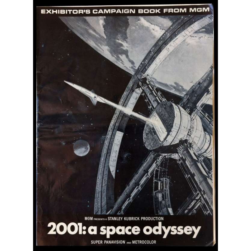 2001 A SPACE ODYSSEY Vintage Original US Pressbook FR Kubrick '68