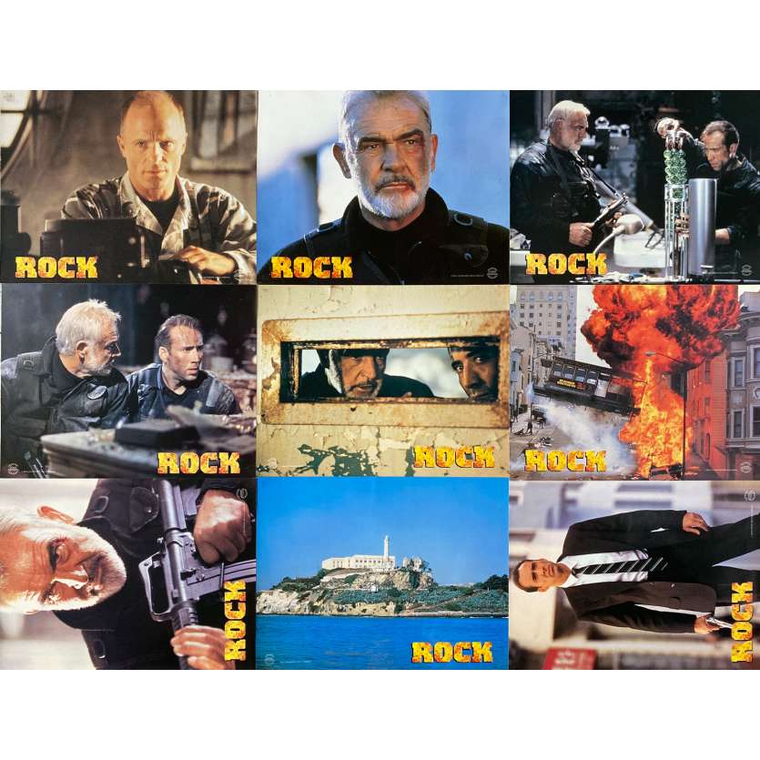 ROCK Photos de film x9 - 21x30 cm. - 1996 - Sean Connery, Michael Bay