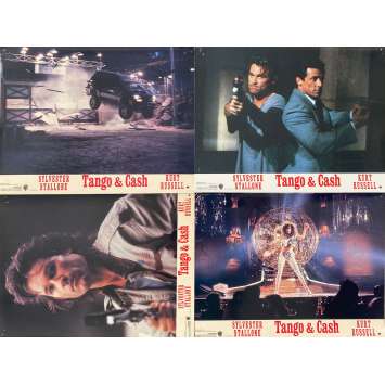 TANGO ET CASH Photos de film x4 - 21x30 cm. - 1989 - Sylvester Stallone, Kurt Russel, Andrey Konchalovskiy