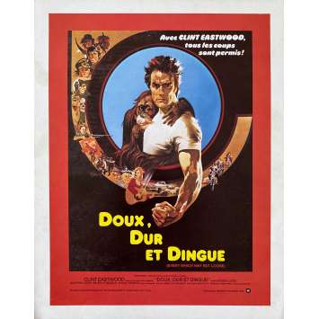 DOUX DUR ET DINGUE Synopsis 2p - 24x30 cm. - 1978 - Sondra Locke, Clint Eastwood