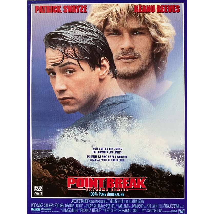 POINT BREAK Herald 2p - 9x12 in. - 1991 - Kathryn Bigelow, Patrick Swayze