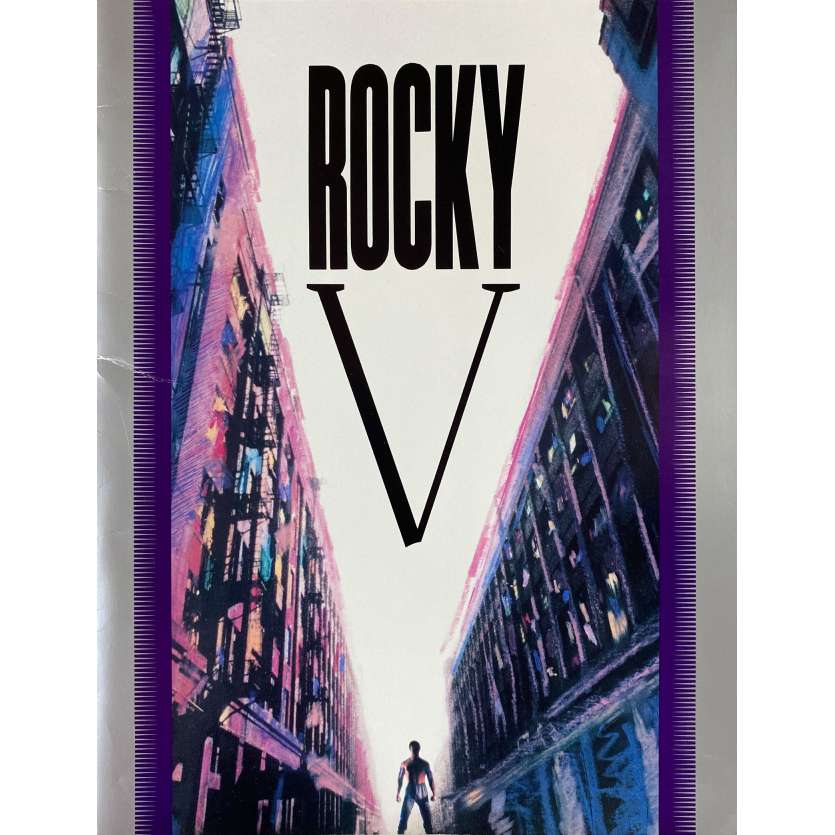 ROCKY 5 Synopsis 4p - 21x30 cm. - 1990 - Sylvester Stallone, John G. Avildsen