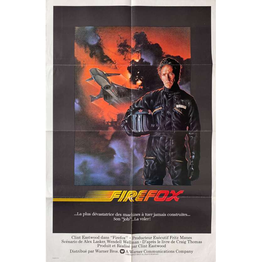 FIREFOX Movie Poster- 27x41 in. - 1982 - Clint Eastwood, Clint Eastwood
