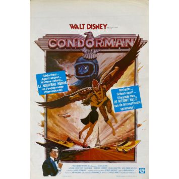 CONDORMAN Affiche de film- 35x55 cm. - 1981 - Oliver Reed, Charles Jarrott