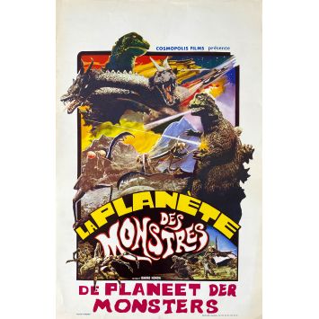 LA PLANETE DES MONSTRES Affiche de film- 35x55 cm. - 1966 - Kenji Sahara, Ishirô Honda